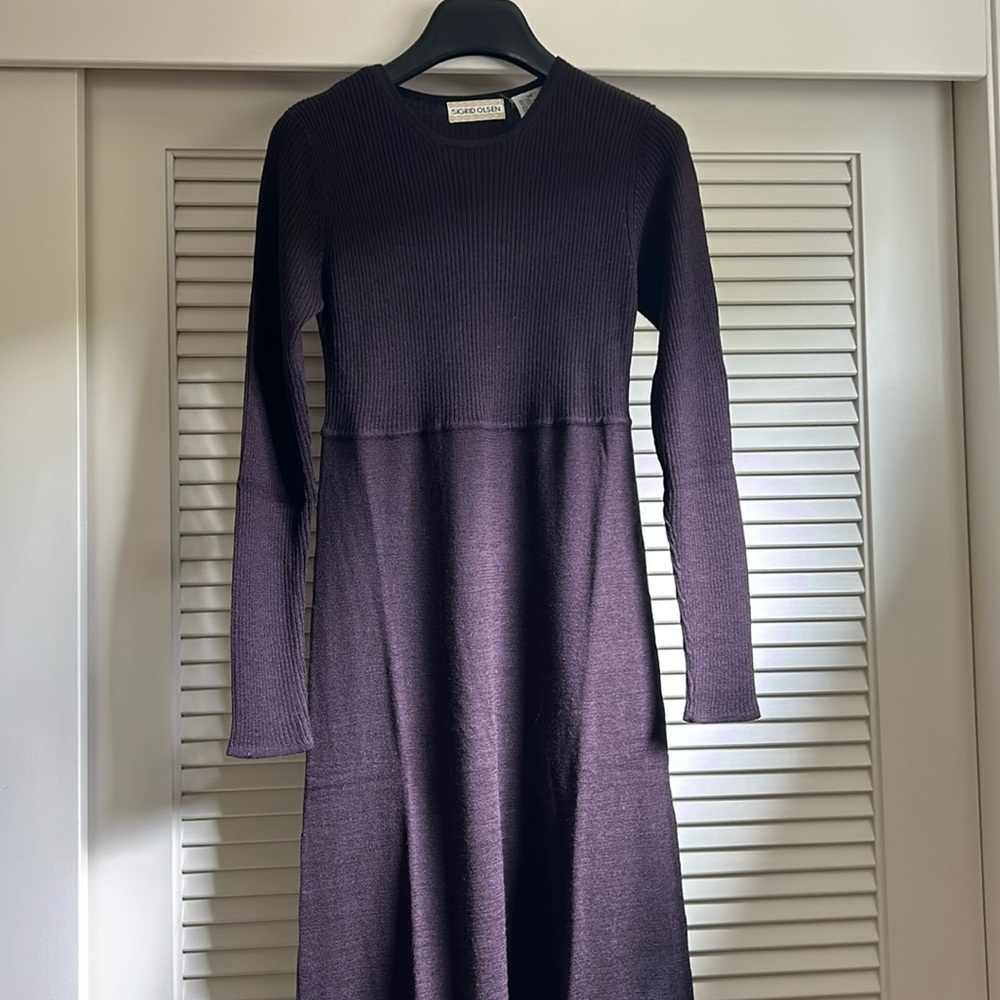 Silk and wool dress
